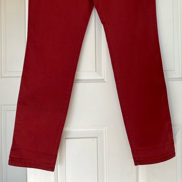 TWIK High Waist Straight Leg Pant 9 Red - Picture 5 of 16